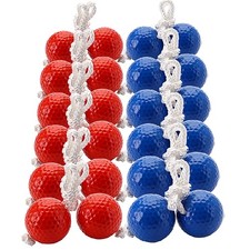 12 Pair Ladder Balls for Toss Match Golf Game Set Ladder Bolas, Made from Rea...