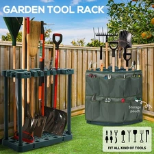 Garden Tools Rack Farm Shed Garage Storage Long Short Handles Organizer Holder