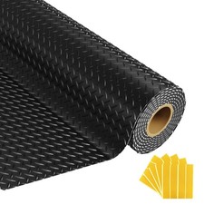 8x20 FT Garage Floor Mat, 2.8mm Thickened Flooring Roll for Under Car Diamond...