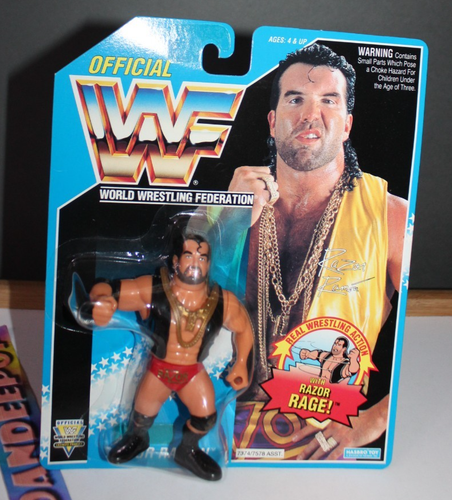 Official WWF World Wrestling Federation Razor Ramon Titan Sports Toy 1994 Sealed - Picture 5 of 9