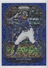 2021 Panini Prizm Tier II Blue Donut Circle Prizm 80/199 Kyle Lewis #117 1ax