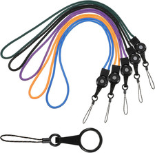 5 Pack around Neck Pen Holder for Lanyard Detachable Lanyard for Phone Cell Phon