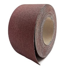 120 Grit Sandpaper Roll, 3 Inch x 49 Feet Emery Cloth Roll Aluminum Oxide Abr...