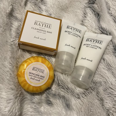 Essential Elements Bathe Fresh Travel Set 2 Lotions Skincare And Cleansing Bar