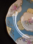 Rare Royal Albert Cup Saucer Blue With White Cameos & Flowers 1930s — photo 5