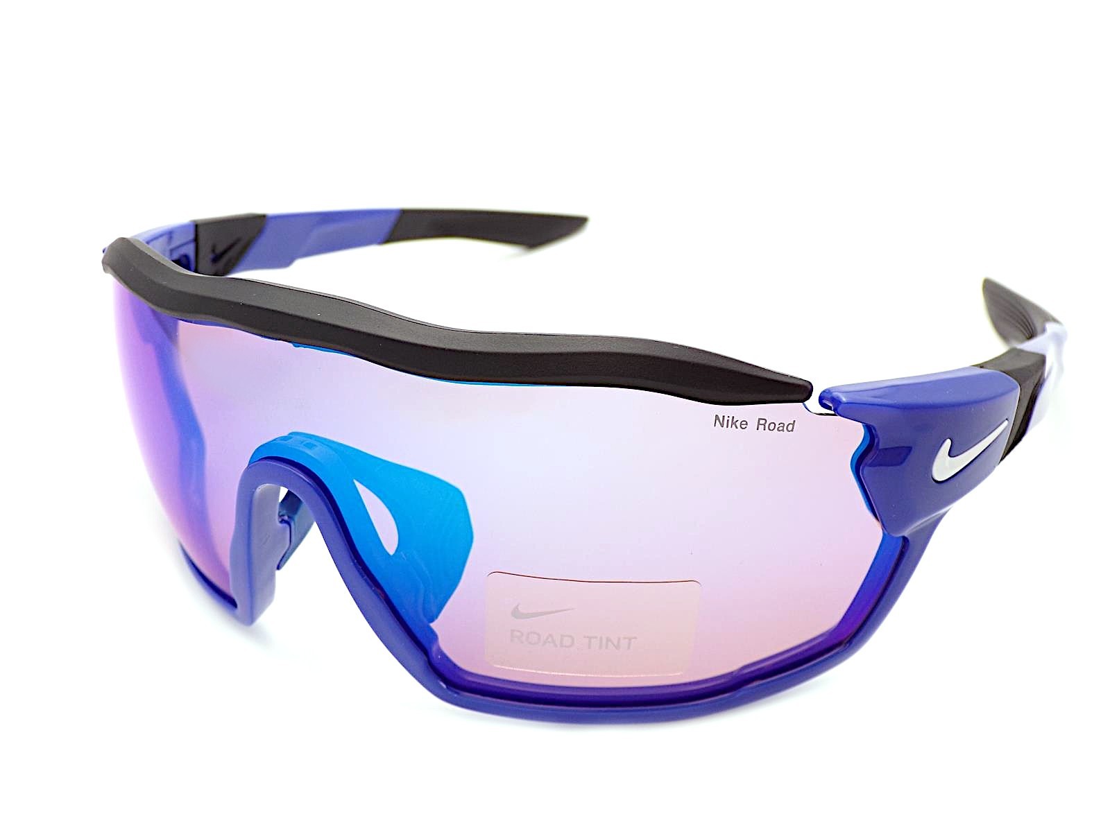 Nike Sunglasses Show X Rush Team Game Royal w/ Road Tint Mirror Lens FD1887 480