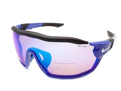 Nike Sonnenbrille Show X Rush Team Game Royal mit verspiegelten Straßentönungsgläsern FD1887 480