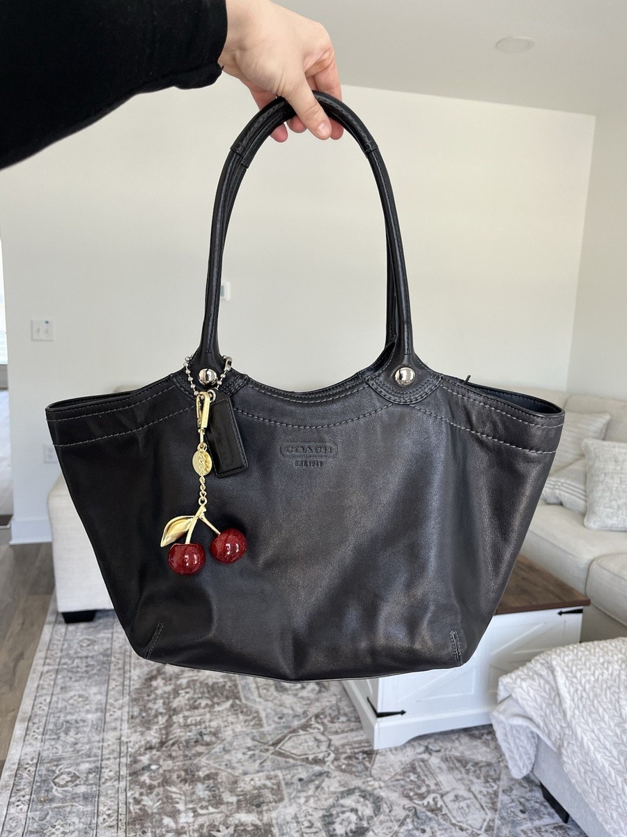 Y2K Vintage Coach Bleecker Legacy Black Leather Tote/Shoulder Bag
