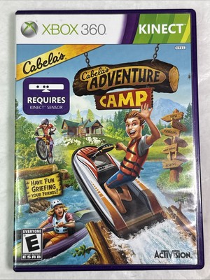 Cabela's Adventure Camp Kinect Microsoft Xbox 360 Cib Tested and Working
