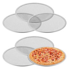 OCS Parts 6-Pack 16-Inch Aluminum Pizza Screen | Commercial 16-Inch, Silver 