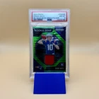 2024 Panini Prizm DRAKE MAYE RC Rookie Gear Neon Green Pulsar PSA 8 - Patriots