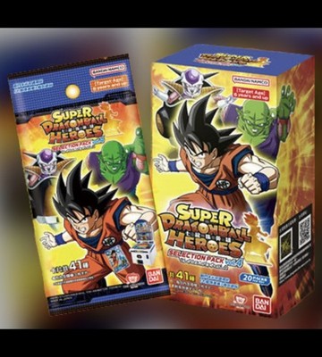 BANDAI CARDDASS SUPER DRAGONBALL HEROES CARD GAME VOL.4 SELECTION PACK OF 20