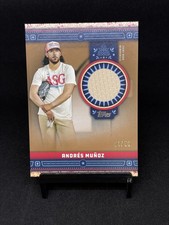 2024 Topps Update Series All-Star Stitches Andres Munoz #ASR-MUN Gold /50 (MEM)