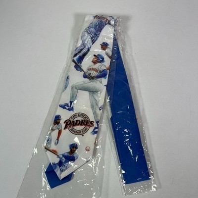 Vintage Ralph Marlin San Diego Padres Baseball Club Tony Gwynn Neck Tie Made USA