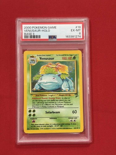 Venusaur graded PSA 6 for sale on eBay