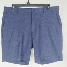 Tommy Bahama Shorts Mens 38 Blue Performance Chip Shot Island Zone Golf Chino