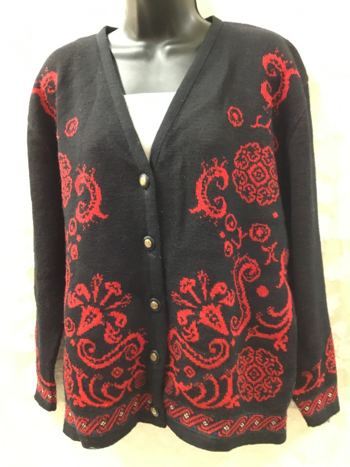 Pendleton Cardigan 100% virgin Wool Button-up Swe… - image 7