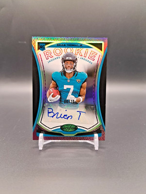 2024 Panini Certified Signatures Mirror Purple Rookie Brian Thomas Jr. Auto /10
