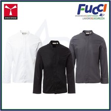 Payper SUPREME Giacca da Cuoco Uomo Collo Coreana Twill Stretch Traspirante
