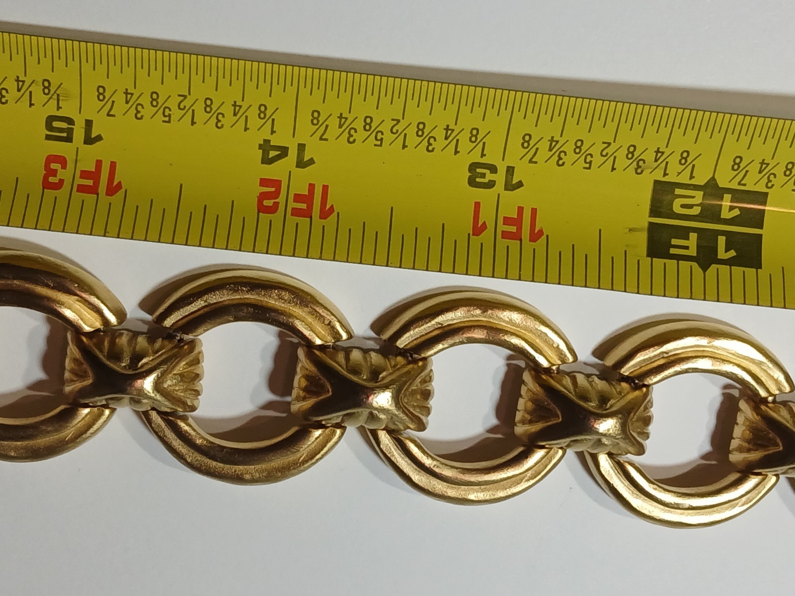 Givenchy Chunky Heavy Interlocking Circle Link Go… - image 19