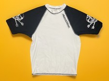 Ron Jon Surf Shop Skull Crossbones Rash Guard, Surfing Black/ White, Men s XL