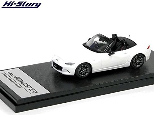 MAZDA ROADSTAR 2015 1/43 ミニカー Hi Story 1/43 MAZDA ROADSTER 2015 Arctic White Painted Model