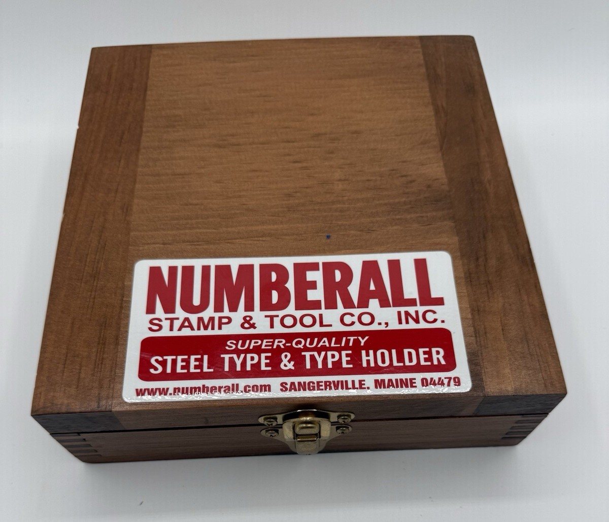 Numberall 23 Type Type Holder-Steel Stamp box w/ magnetic puller