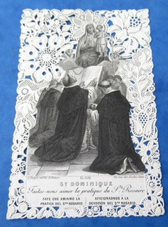 IMAGE PIEUSE 19 EME CANIVET SANTINO HOLY CARD LACE TURGIS PL 1036