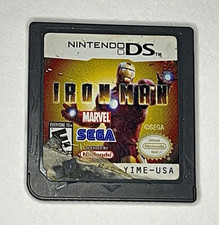 Iron Man Nintendo DS SEGA NTSC-U/C (US/Canada) E10+ Tested/Works