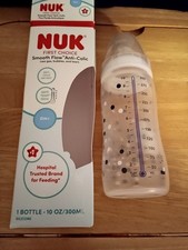 NUK First Choice Smooth Flow Anti-Colic Baby Bottle / 10oz