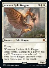 Ancient Gold Dragon - Foil NM MTG Commander Legends: Battle for Baldur's Gate
