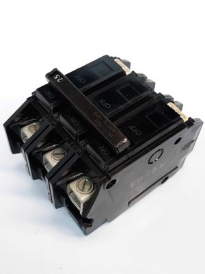 General Electric THQC32025 3-Pole Circuit Breaker, 240VAC 25Amps 