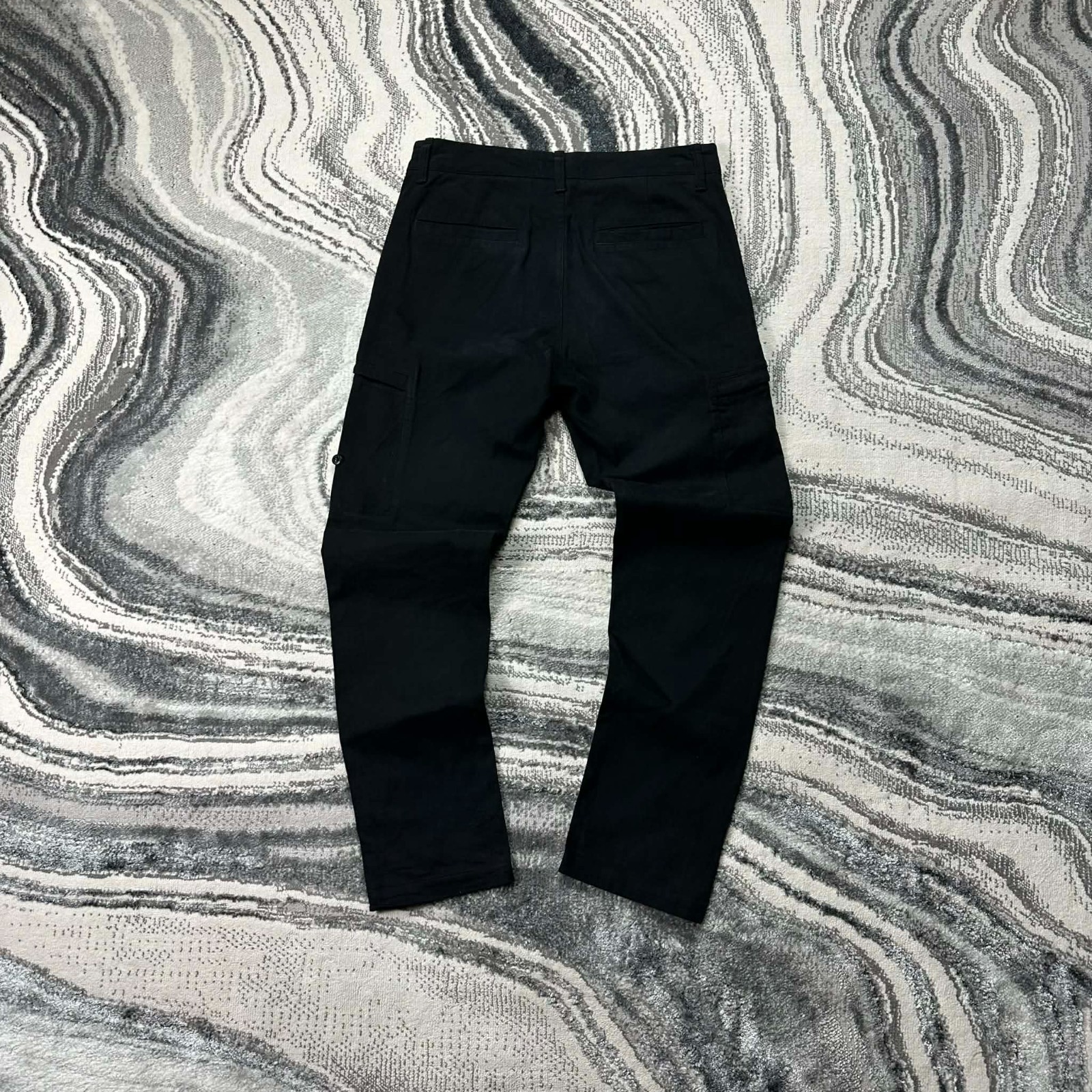 Vintage Stone Island Junior A/W 2020 Age 14/170 / Waist 30" Black Cargo Trousers image 2