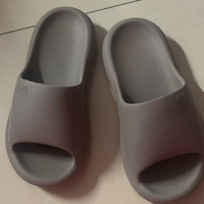 YZY Gray Slide Sandals Men's US Size 8 Lightweight Synthetic Slip On