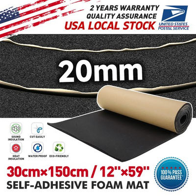 #ad Cost effective 20mm Sound Deadener fire resistant foam for Firewall U Type Wall $19.99