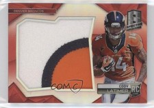 2014 Panini Spectra Rookie Jerseys Red Prizm 10/10 Cody Latimer Jumbo Patch 0q3