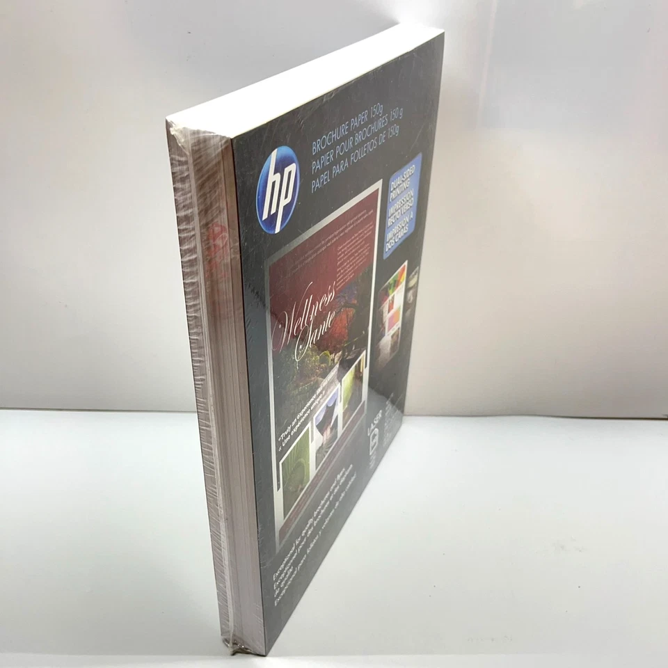 HP Brochure Flyer Paper Laser 8.5x11 Matte White 150 Sheets 40lb/150g Q6543A - Image 2 of 4