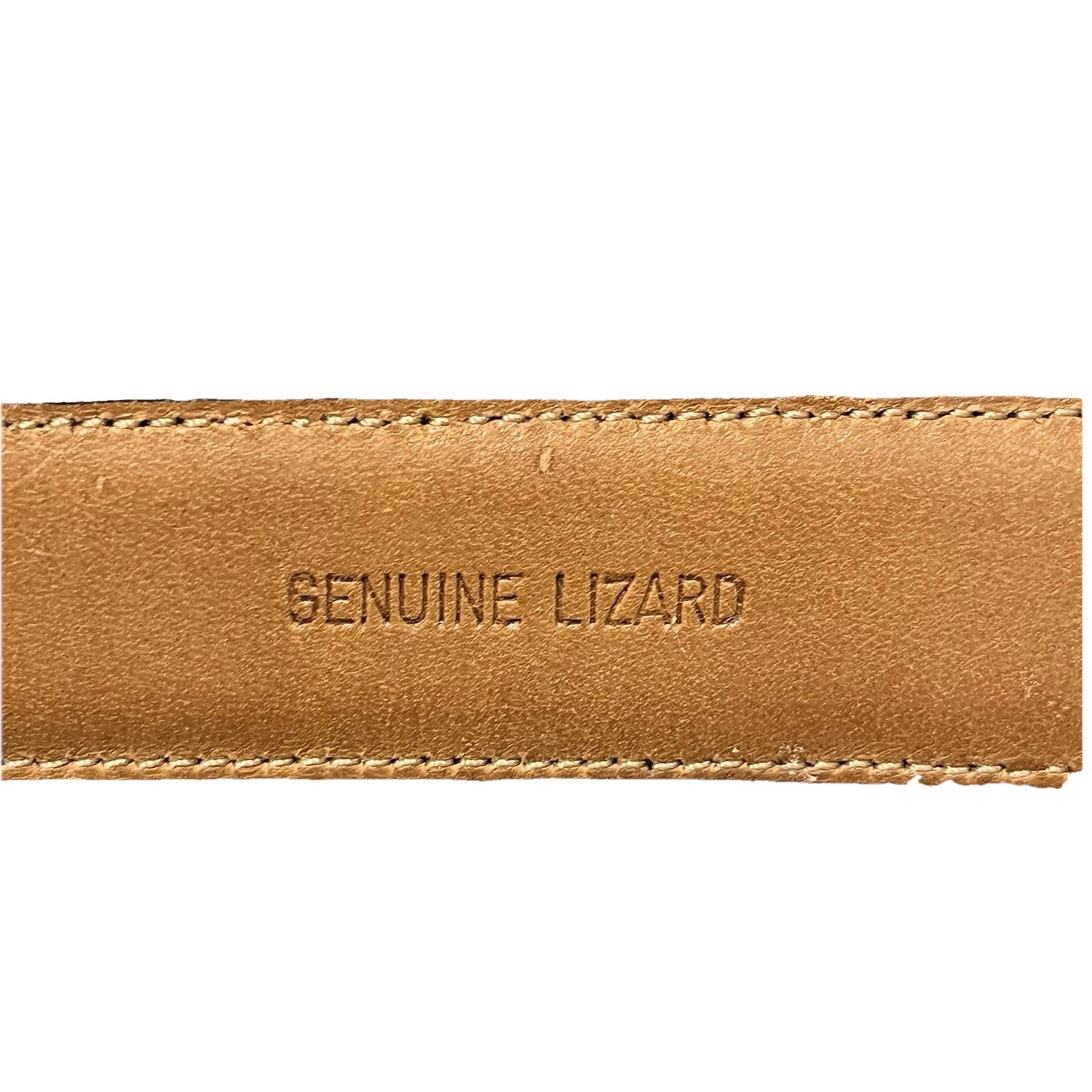 Hand Crafted Trafalgar Java Lizard Leather Belt B… - image 7