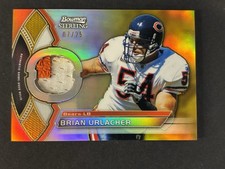 2011 Bowman Sterling Bryan Urlacher Gold Refractor Patch #7/25