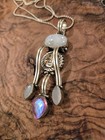 Handcrafted Sterling Moonstone Pendant Necklace — photo 2