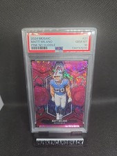 2024 Mosaic Matt Milano Pink No Huddle /20 PSA 10