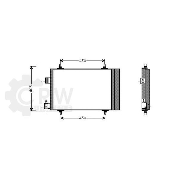 Kondensator Klimaanlage FüR CitroëN Berlingo 1.6 Hdi 75/Bluehdi Bj.08-20-image