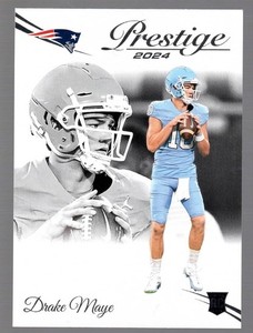 2024 Drake Maye Prestige Football Rookie RC Patriots #304