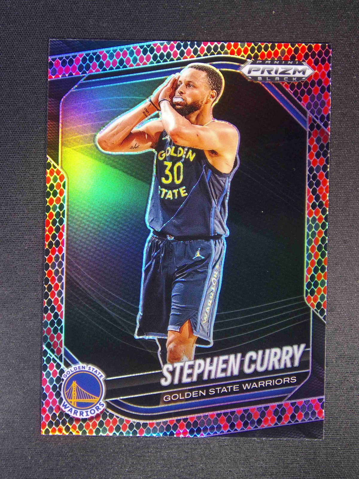 2024-25 Panini Prizm Black Stephen Curry #7 Snakeskin Case Hit SSP