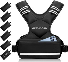 BAGAIL Adjustable Weighted Vest, 4-10Lb/12-18Lb/20-32Lb Rucking Vest for Women 