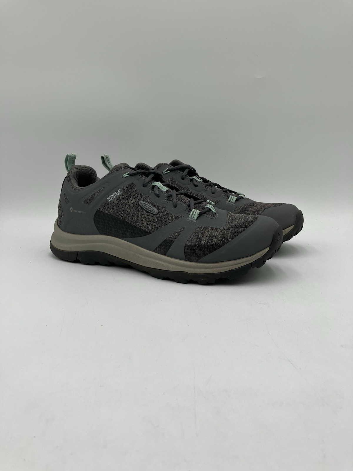Scarpe da trekking Keen TERRADORA II WP donna LEGGERMENTE USATE grigie taglia US 8 5 MEDIE