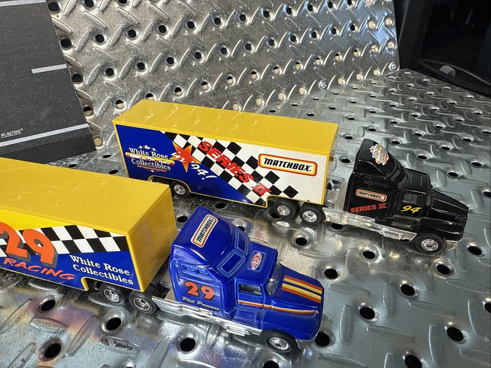 MB Phil Parsons #29 White Rose 1:87 Racing Team Transporter + 5 Lote de Semifinales Foto 2 de 4