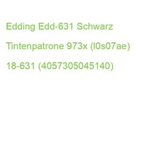 Edding Edd-631 Schwarz Druckerpatrone Kompatibel Zu Hp 973X (L0S07Ae) 18-631 (40