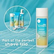 Gillette venus pre shave exfoliant with OLAY 200ml (6.7fl Oz) Sea Salt Smooth
