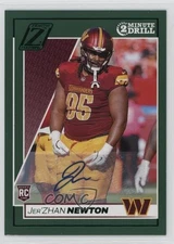 2024 Panini Zenith Rookies Two Minute Drill Auto Jer'zhan Newton #152 1mo2